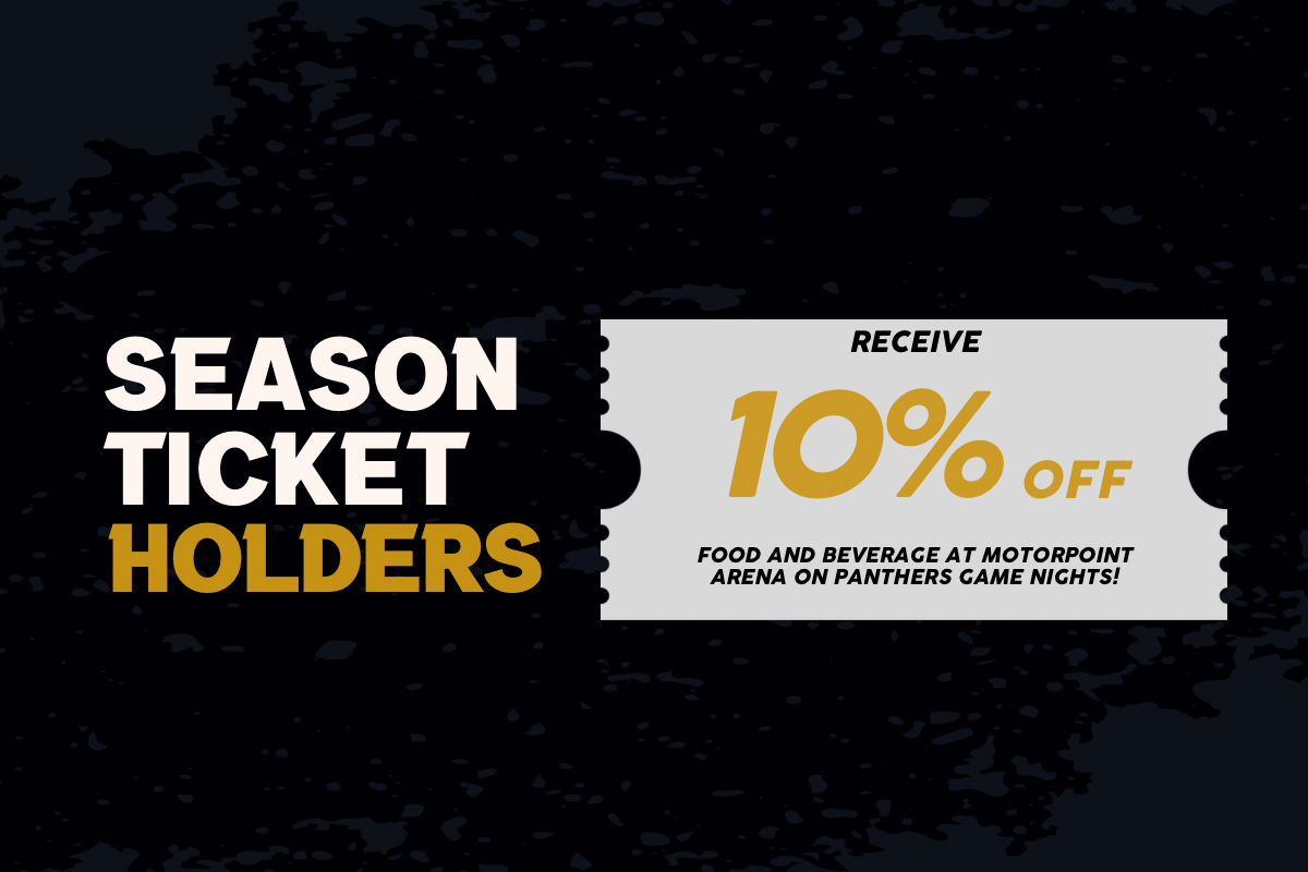 SEASON TICKET HOLDER FOOD & BEVERAGES DISCOUNT Top Image