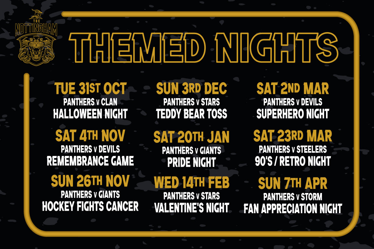 THEME NIGHTS RETURN FOR 2023-24 SEASON Top Image