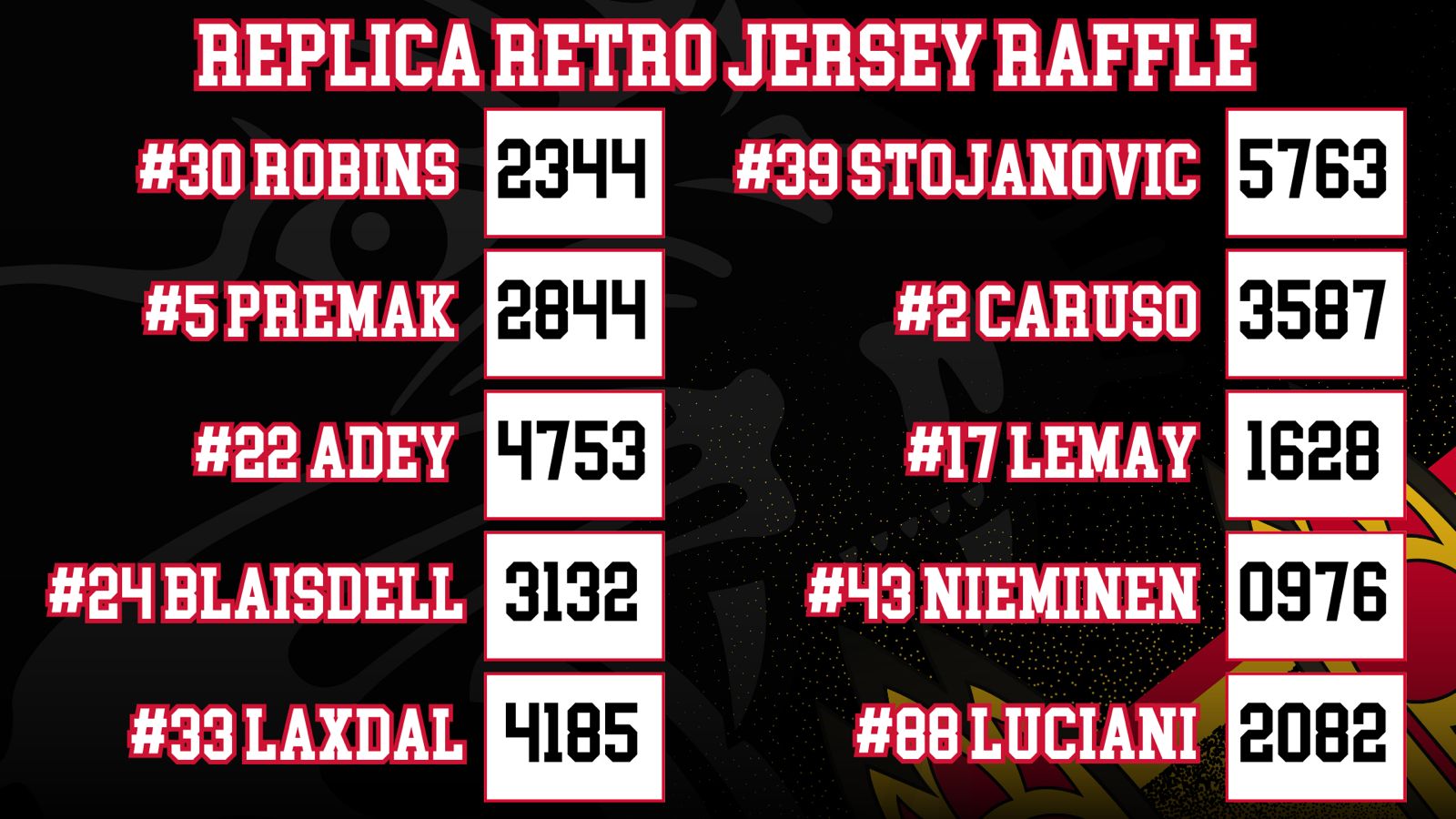 REPLICA RAFFLE JERSEY