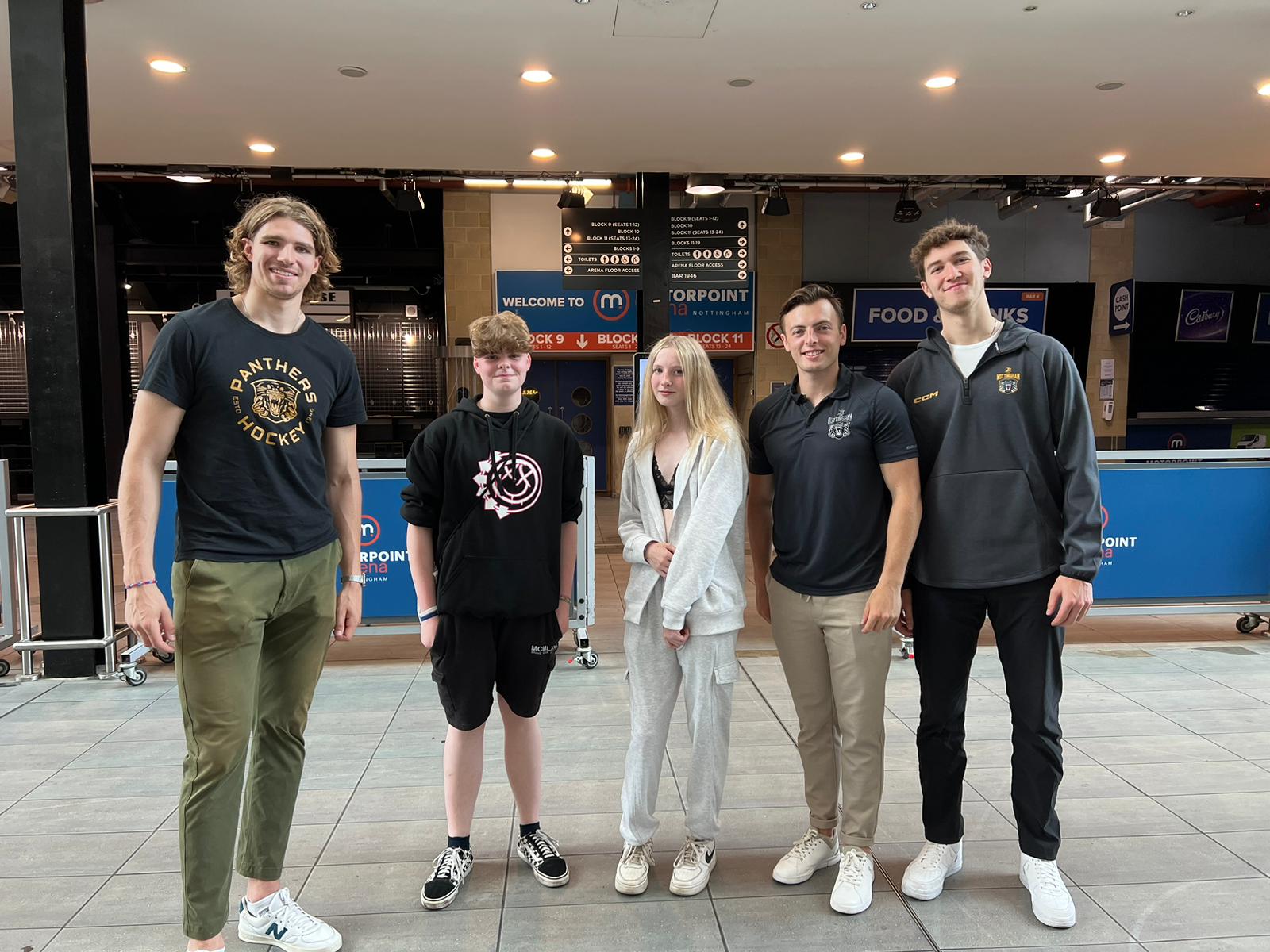 FANS MEET BRITISH TRIO AT MOTORPOINT ON SATURDAY Top Image