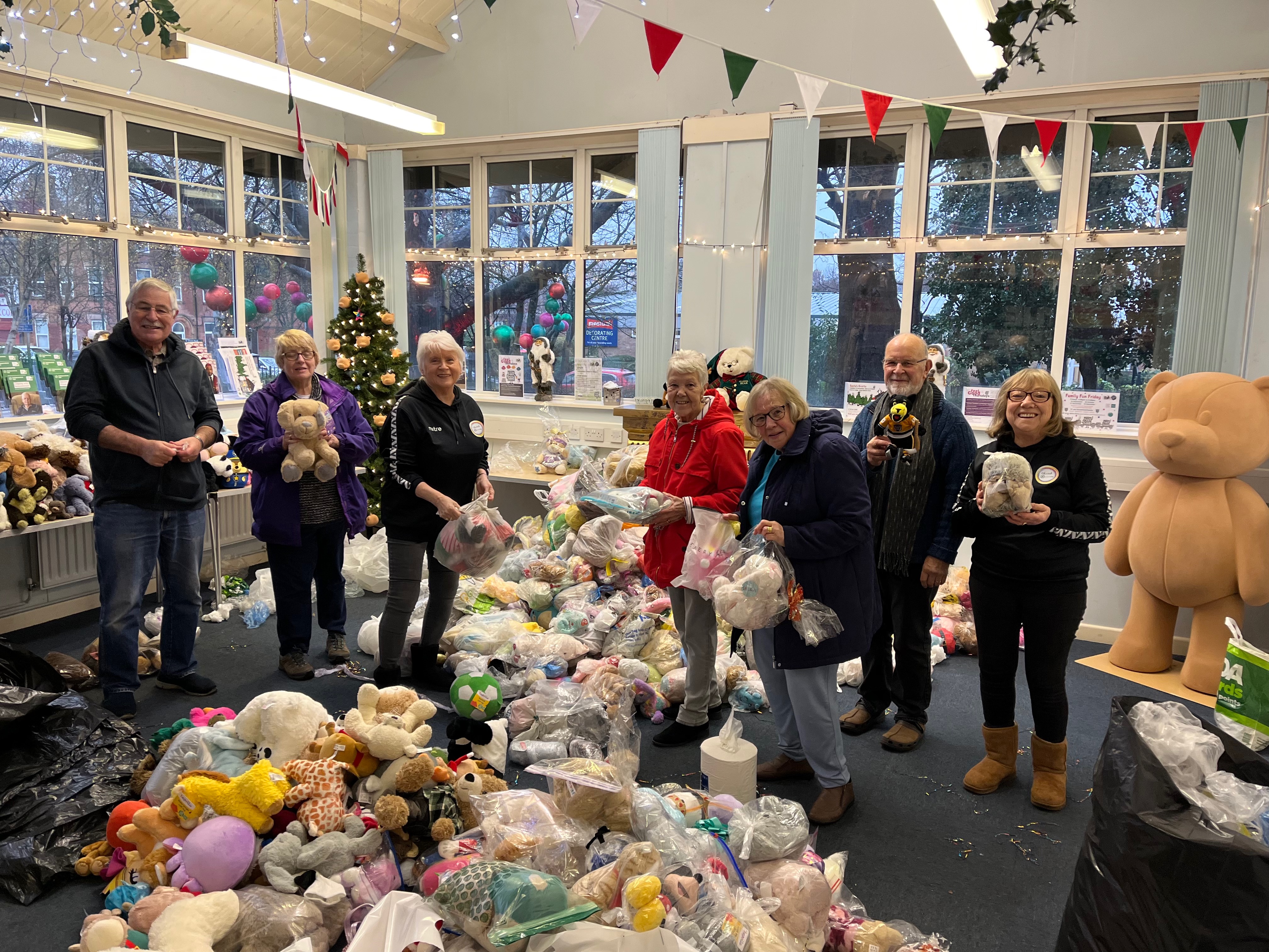 THANK YOU: OVER 1,000 TEDDIES AT THE TEDDY BEAR TOSS Top Image