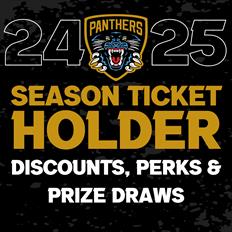 24-25 Season Ticket Holder Discounts, Perks & Prize Draws