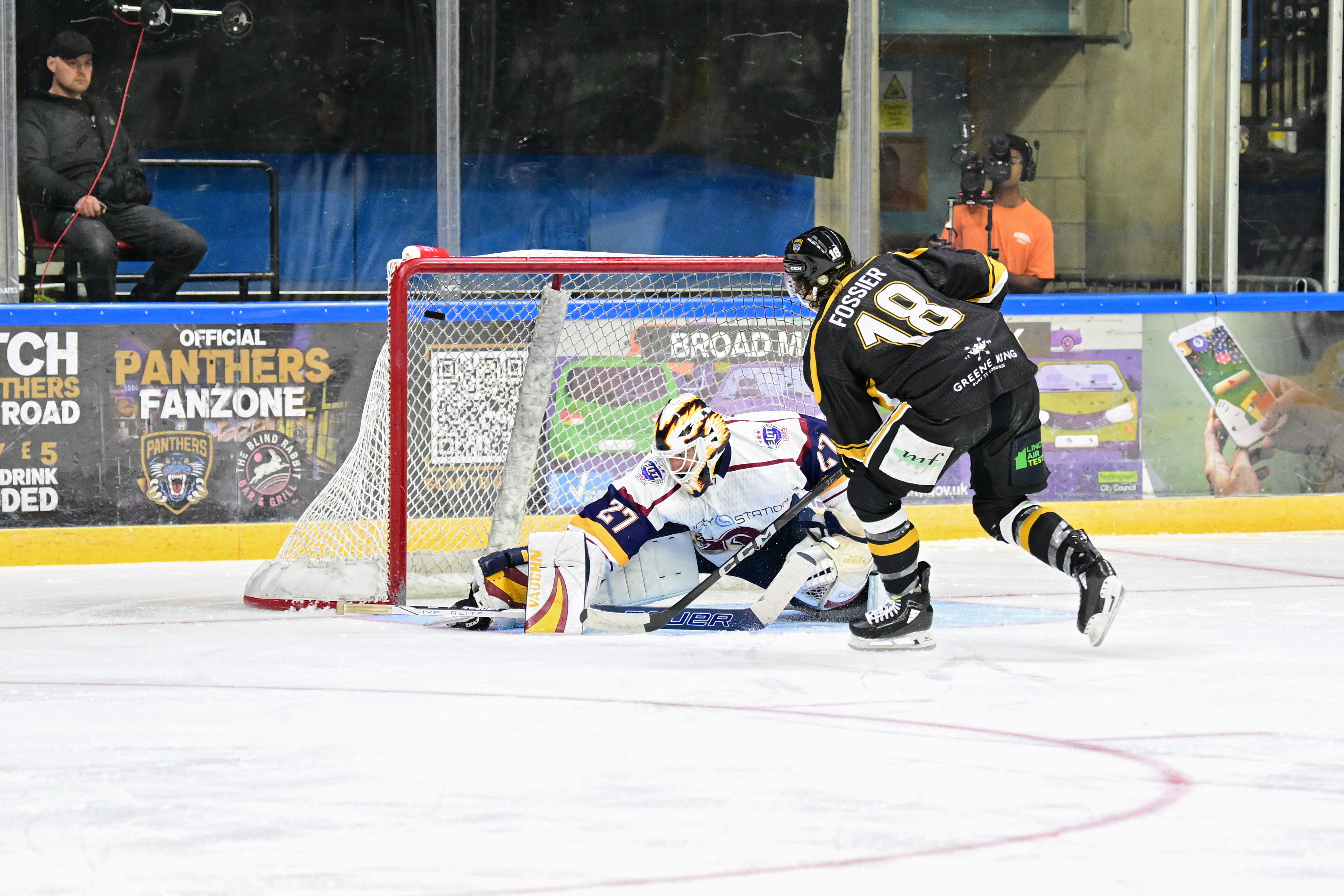 HAT-TRICK HERO FOSSIER TALKS TO PANTHERS TV Top Image