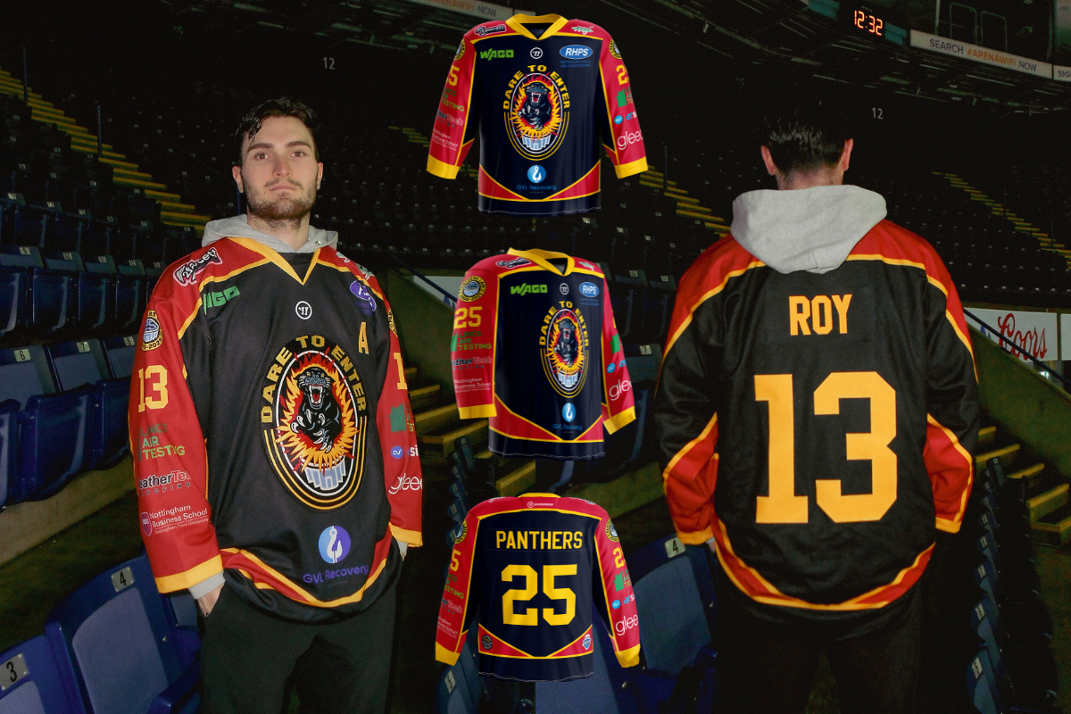 NOTTINGHAM PANTHERS 2024-25 RETRO JERSEYS Top Image