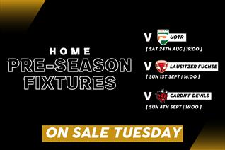 MATCHDAY TICKET PRICES FROZEN - PRE-SEASON TICKETS ON-SALE TUESDAY