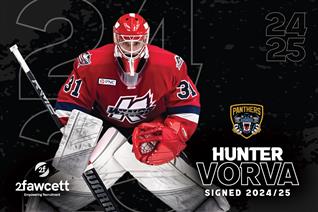 NETMINDER HUNTER VORVA JOINS PANTHERS