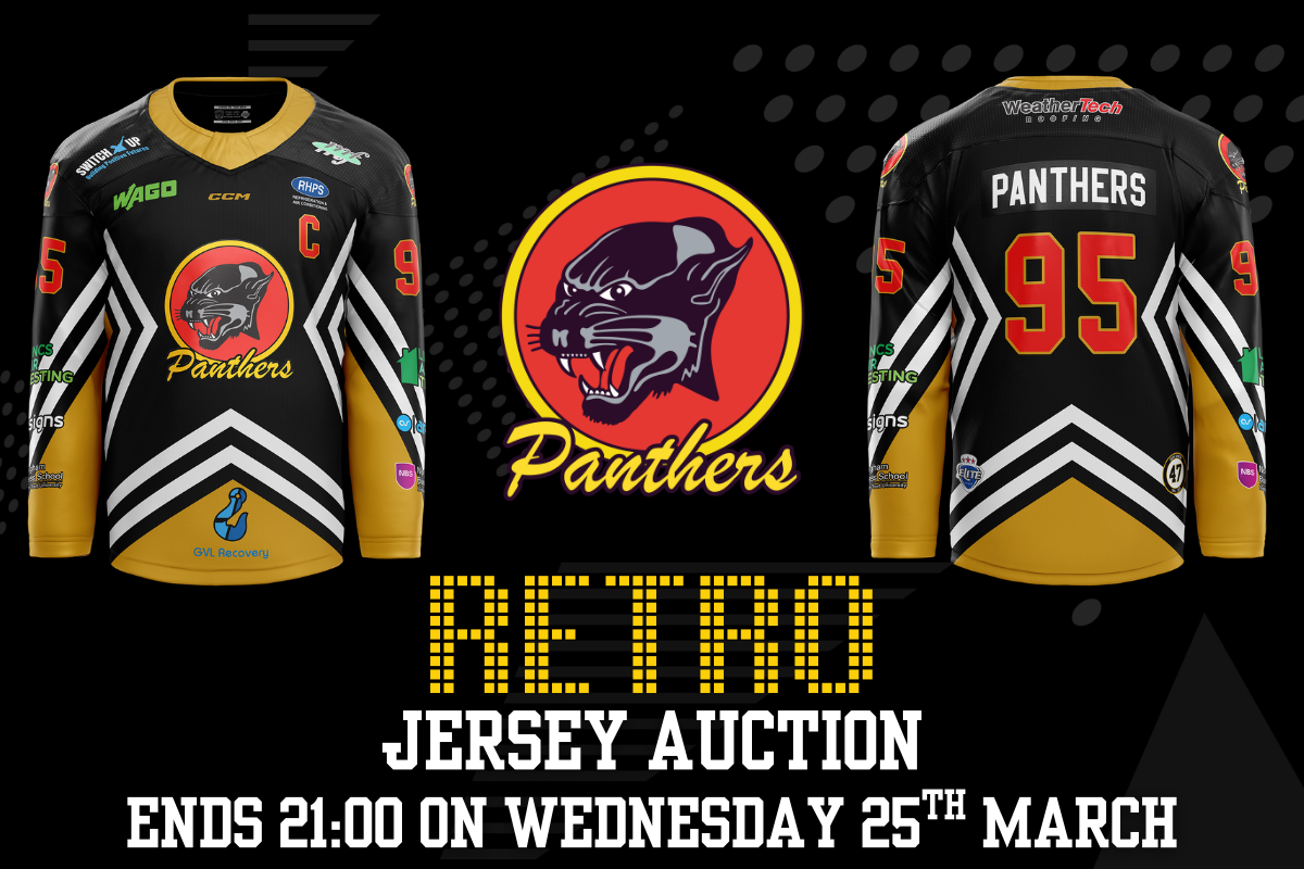 PANTHERS RETRO JERSEY AUCTION: BID HERE Top Image