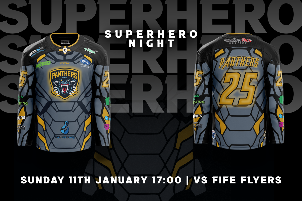 ONLINE GAME-WORN SUPERHERO JERSEY SALE STARTS MONDAY Top Image