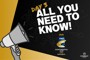 CONTINENTAL CUP DAY THREE: PANTHERS HOST KATOWICE