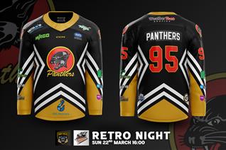 NOTTINGHAM PANTHERS 2025-26 RETRO JERSEYS