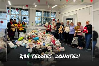 WOW! 2,311 SOFT TOYS DONATED ON TEDDY BEAR TOSS NIGHT