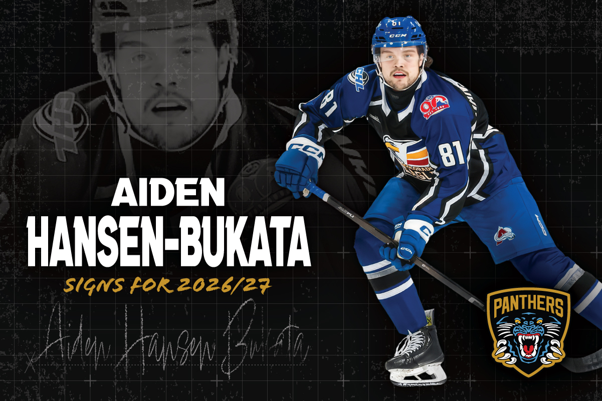 DEFENCEMAN HANSEN-BUKATA JOINS PANTHERS Top Image
