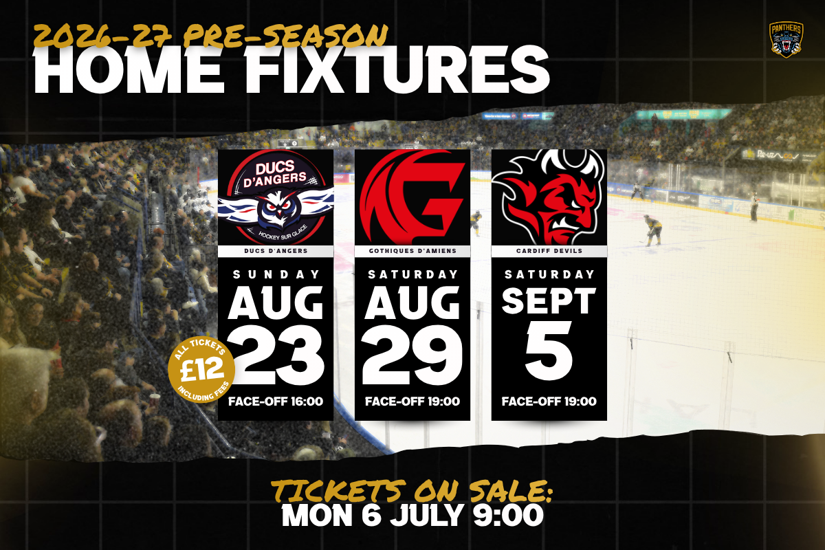 PRE-SEASON TICKETS ON SALE ON MON 6TH JULY Top Image