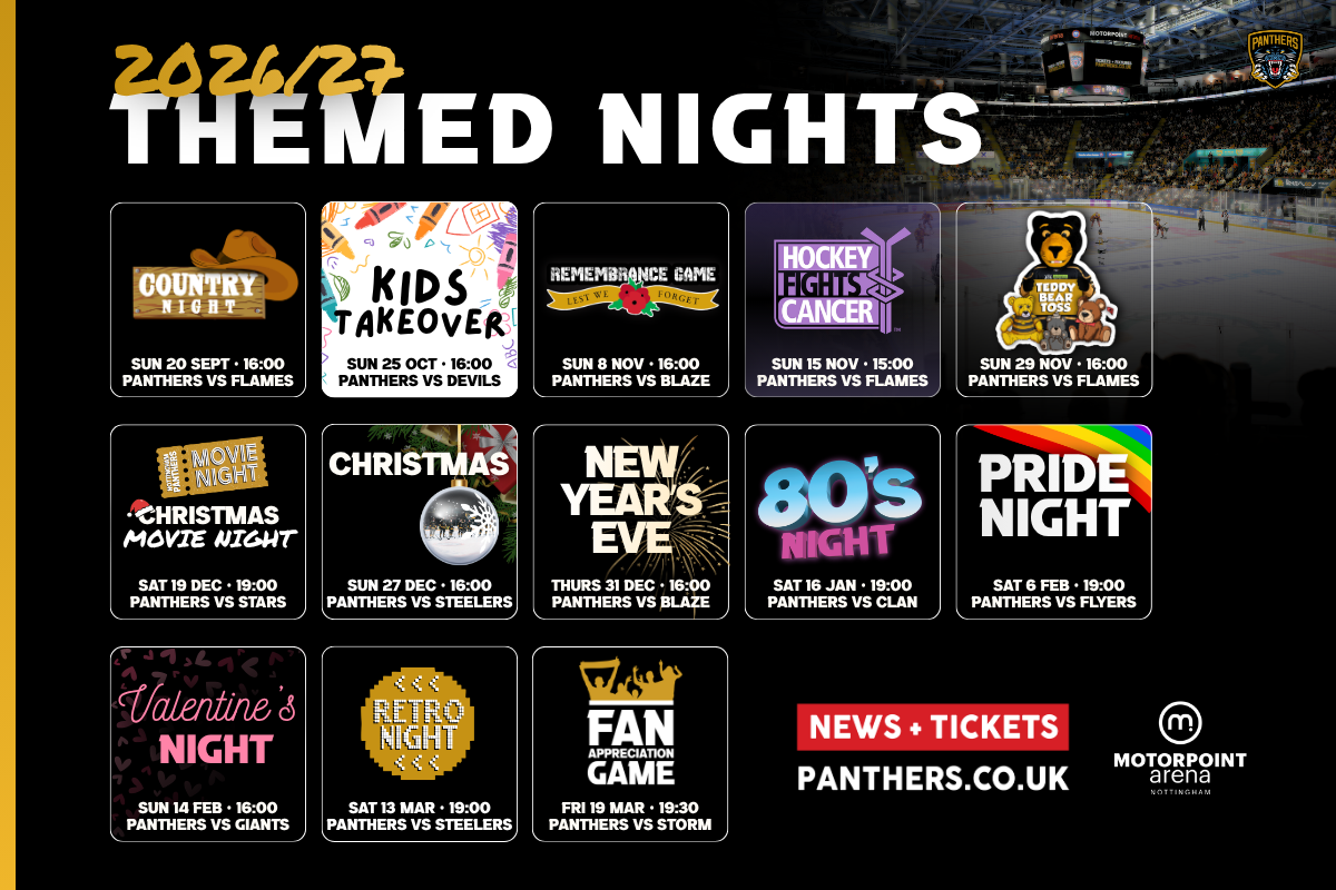 THEME GAMES CONFIRMED FOR 2026/27 SEASON Top Image