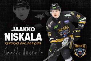 JAAKKO NISKALA RETURNS TO THE PANTHERS