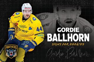 PANTHERS SIGN DEFENCEMAN GORDIE BALLHORN